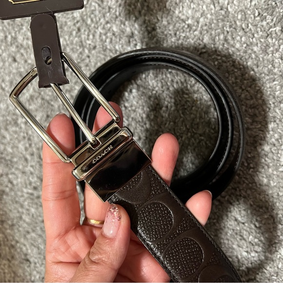 Coach belt for men brown New - Picture 1 of 9